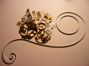 Watch workshop - Zoom watch movement stripped